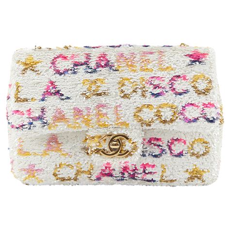 chanel sequin handbag|chanel disco bag.